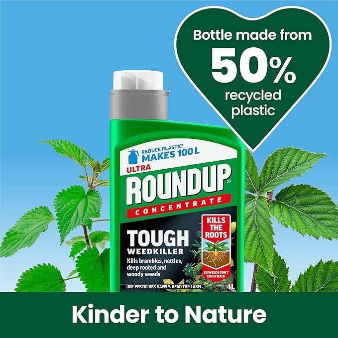 Ultra Roundup Tough Weed Killer Concentrate 1L