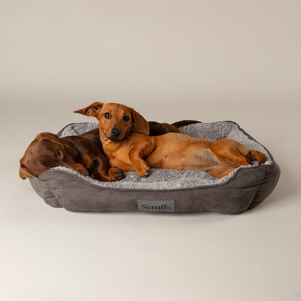 Cosy Box Bed Grey 90 x 70