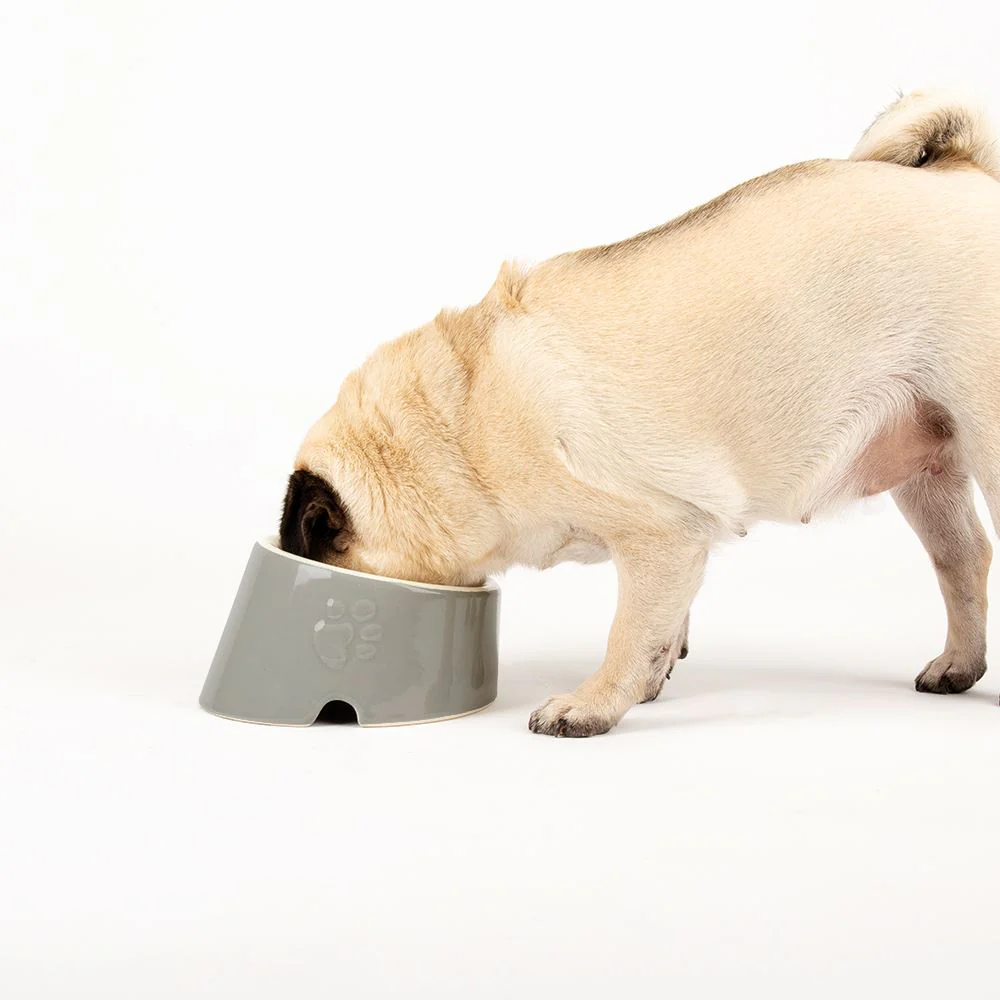Flat Faced 18cm Grey Bowl