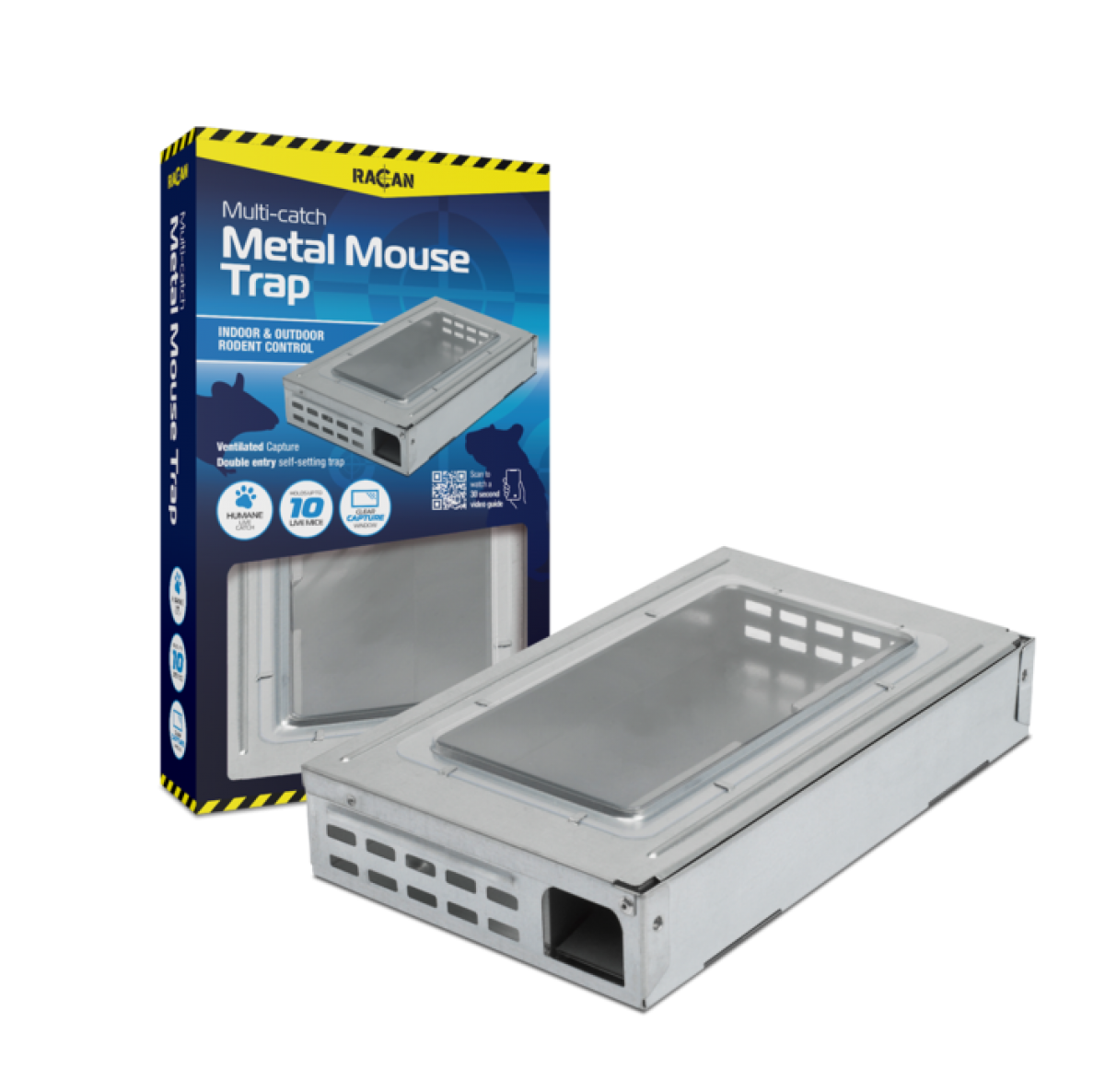 Multi-Catch Metal Mouse Trap