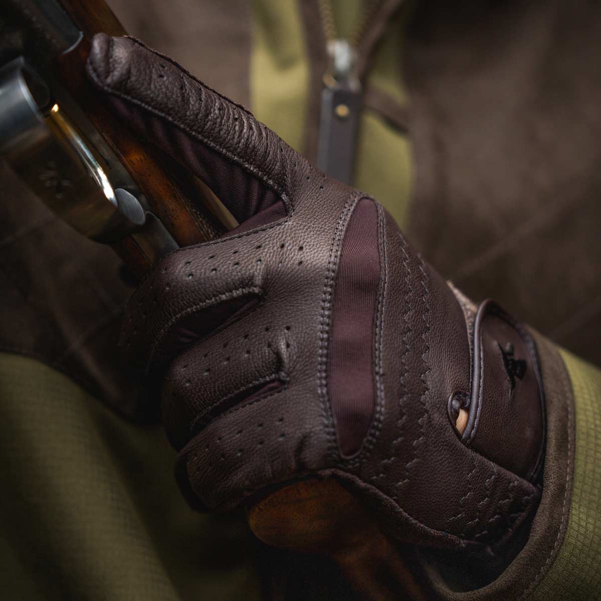 Leather Shooting Gloves