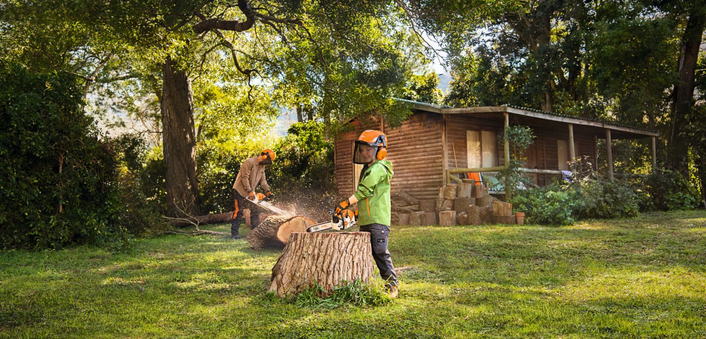 Stihl Children's Battery-Operated Toy Chainsaw