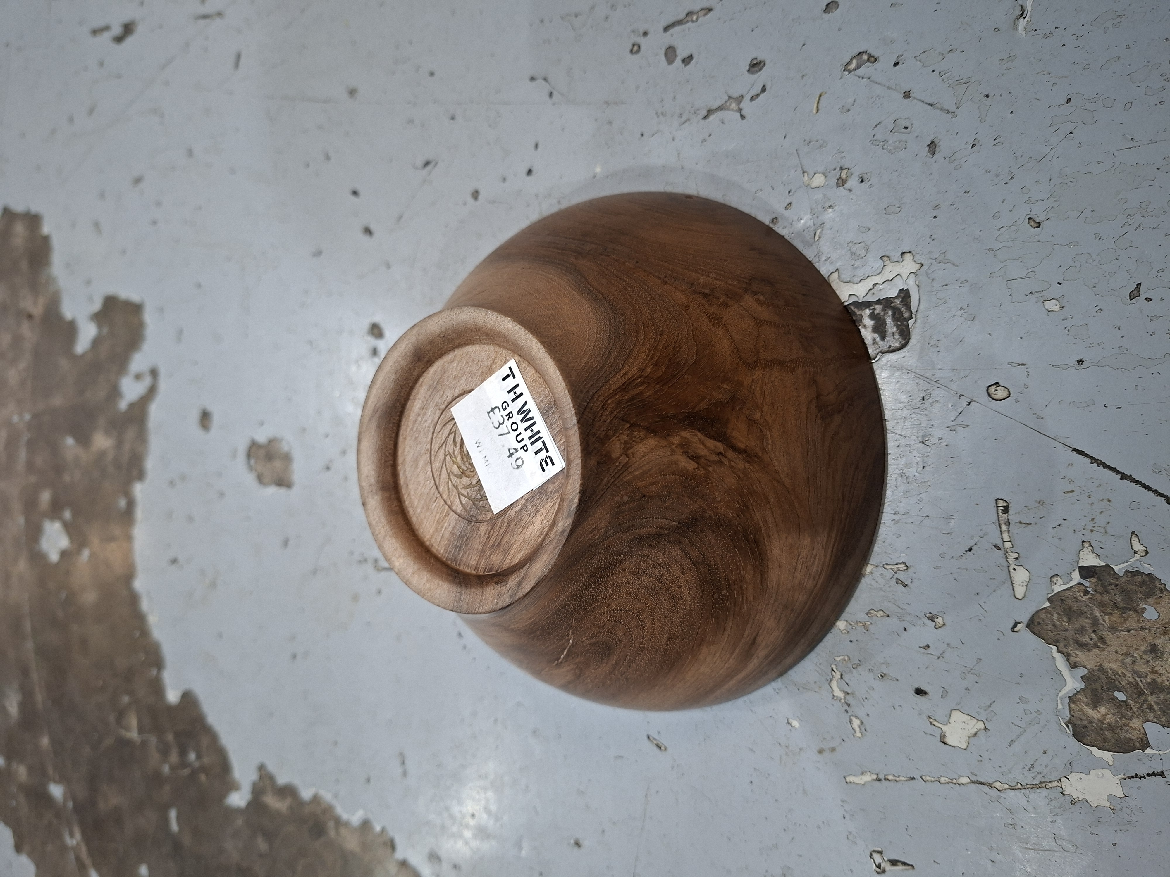 Medium Wooden Bowl (Dark Brown)