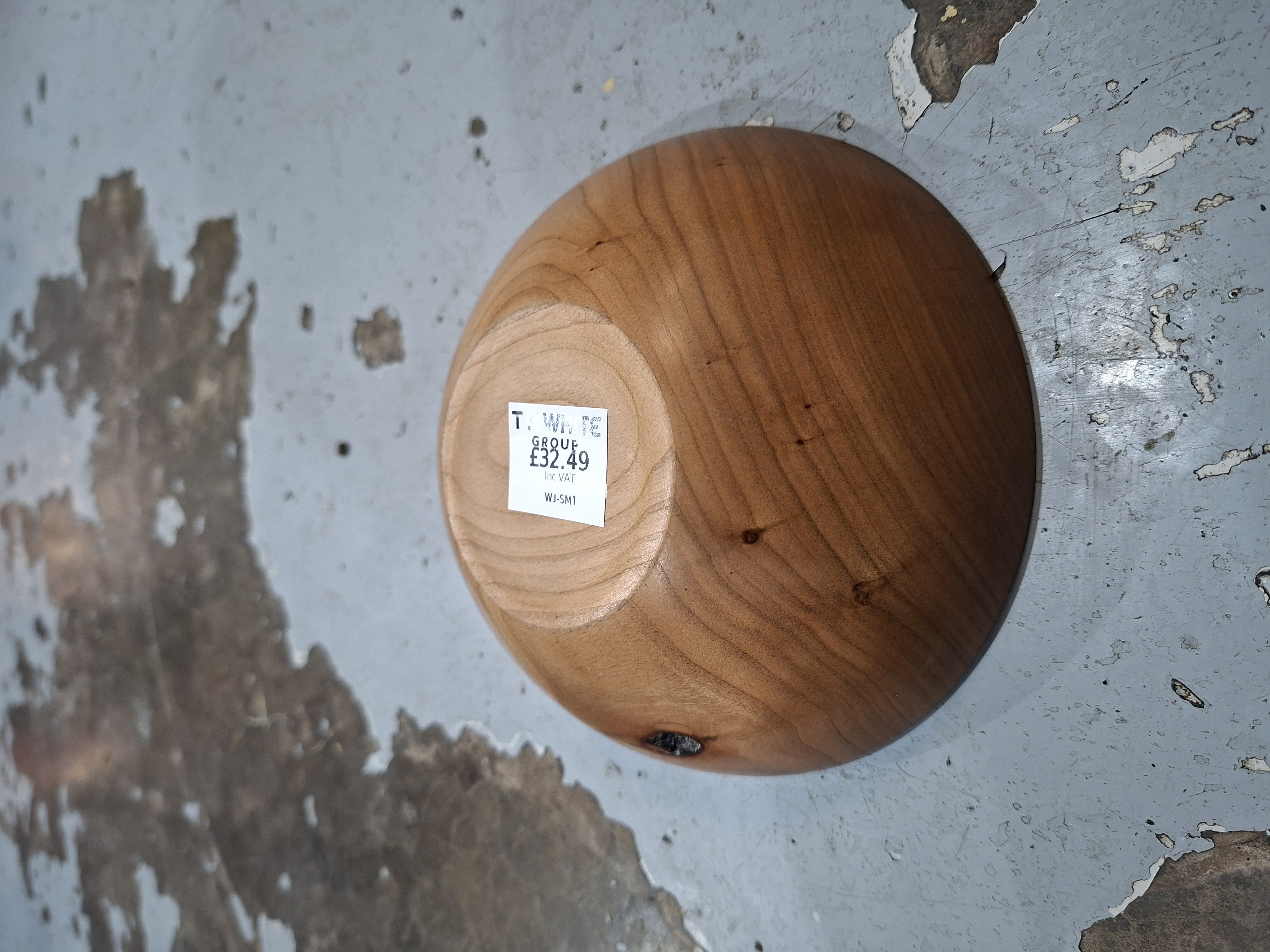 Small Wooden Bowl (Light Brown)