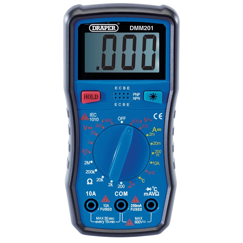 Draper Manual-Ranging Digital Multi meter (41818)