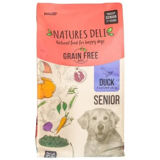 Natures Deli Senior Grain Free Duck And Sweet Potato Dog Food