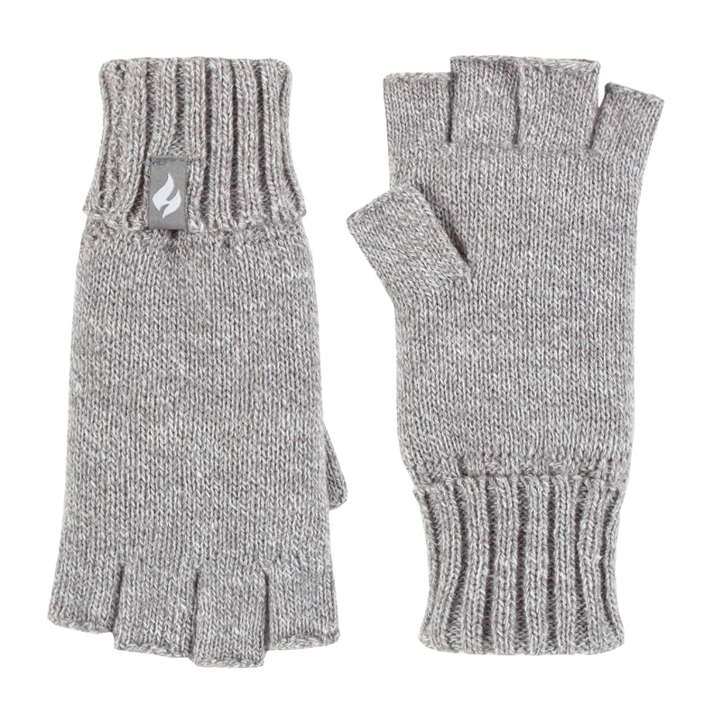 Ladies Thermal Fingerless Gloves (Grey)
