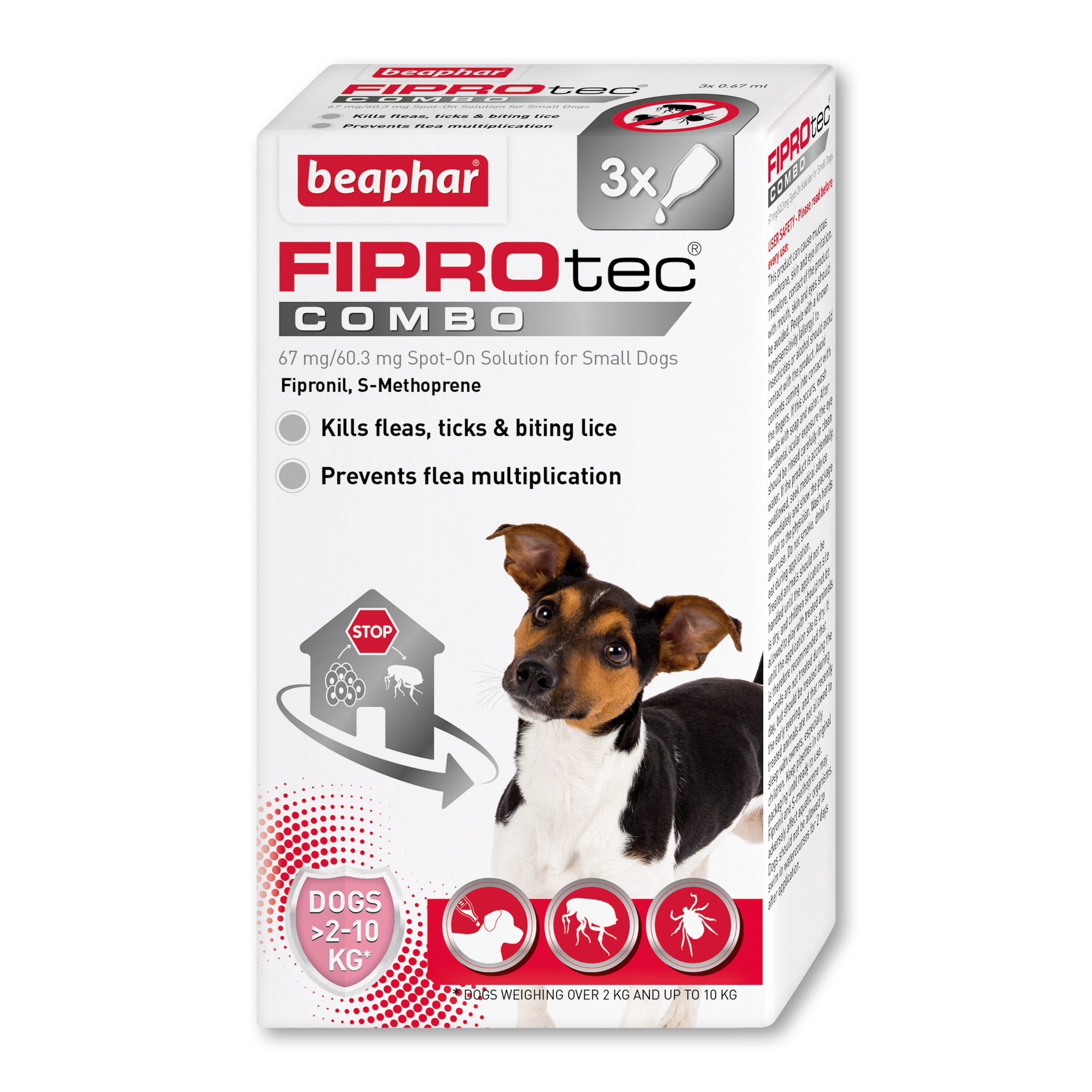 Fiprotec Combo Small Dog x3