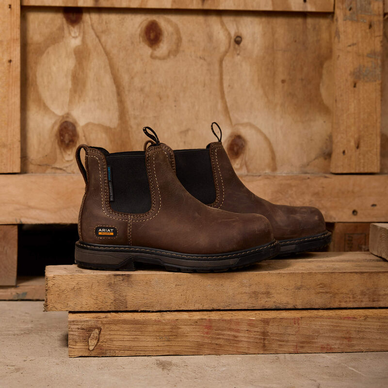 Womens Riveter Chelsea Waterproof Composite Toe Work Boot