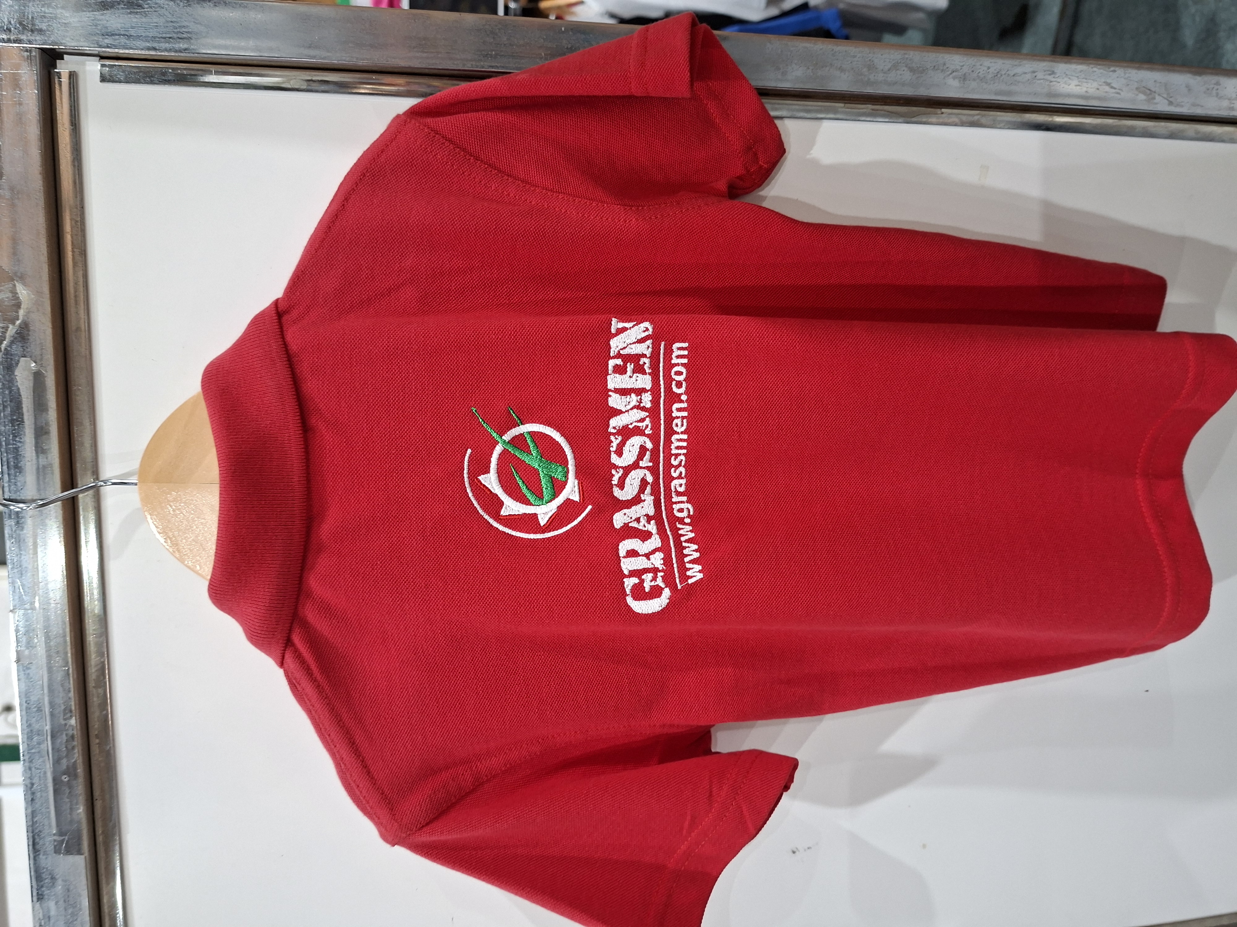 Grassmen Kids Red Polo