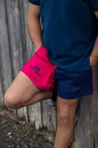 Wop Wop Hot Pink/Navy Shorts