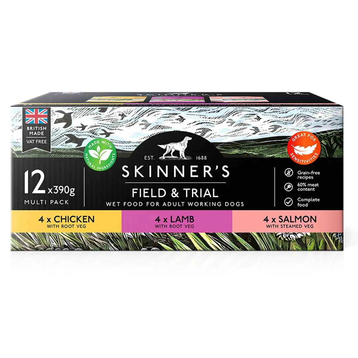 Skinners Variety 12pk