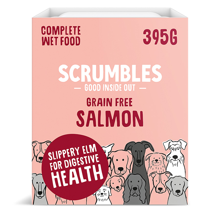 Scrumbles Salmon Wet Dog Food 395g