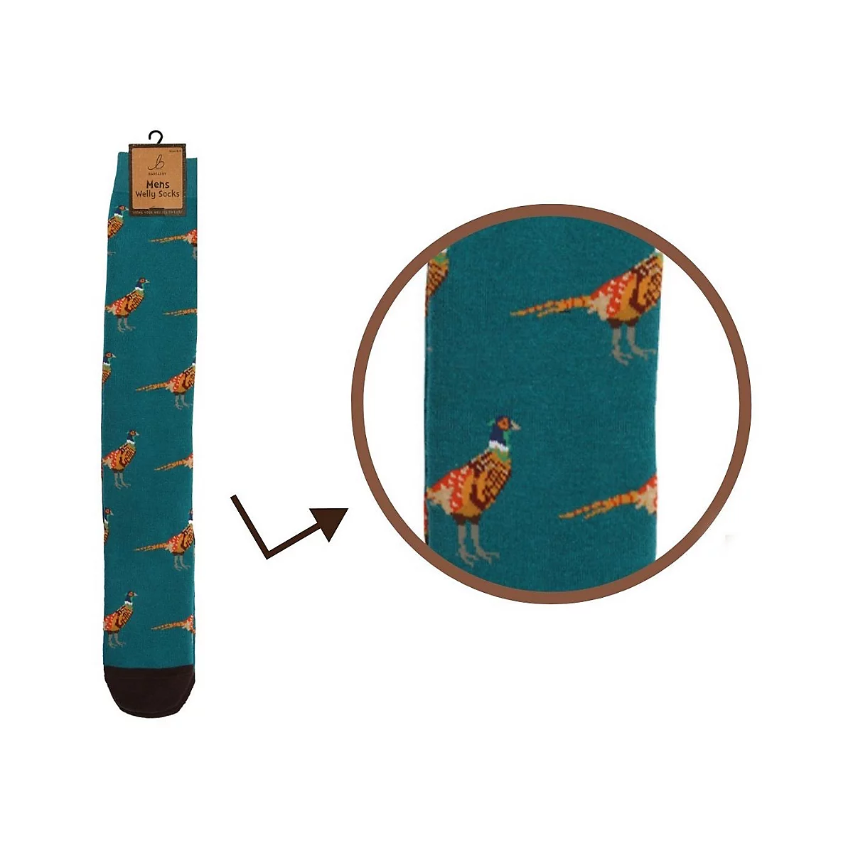 Pheasant Bamboo Socks