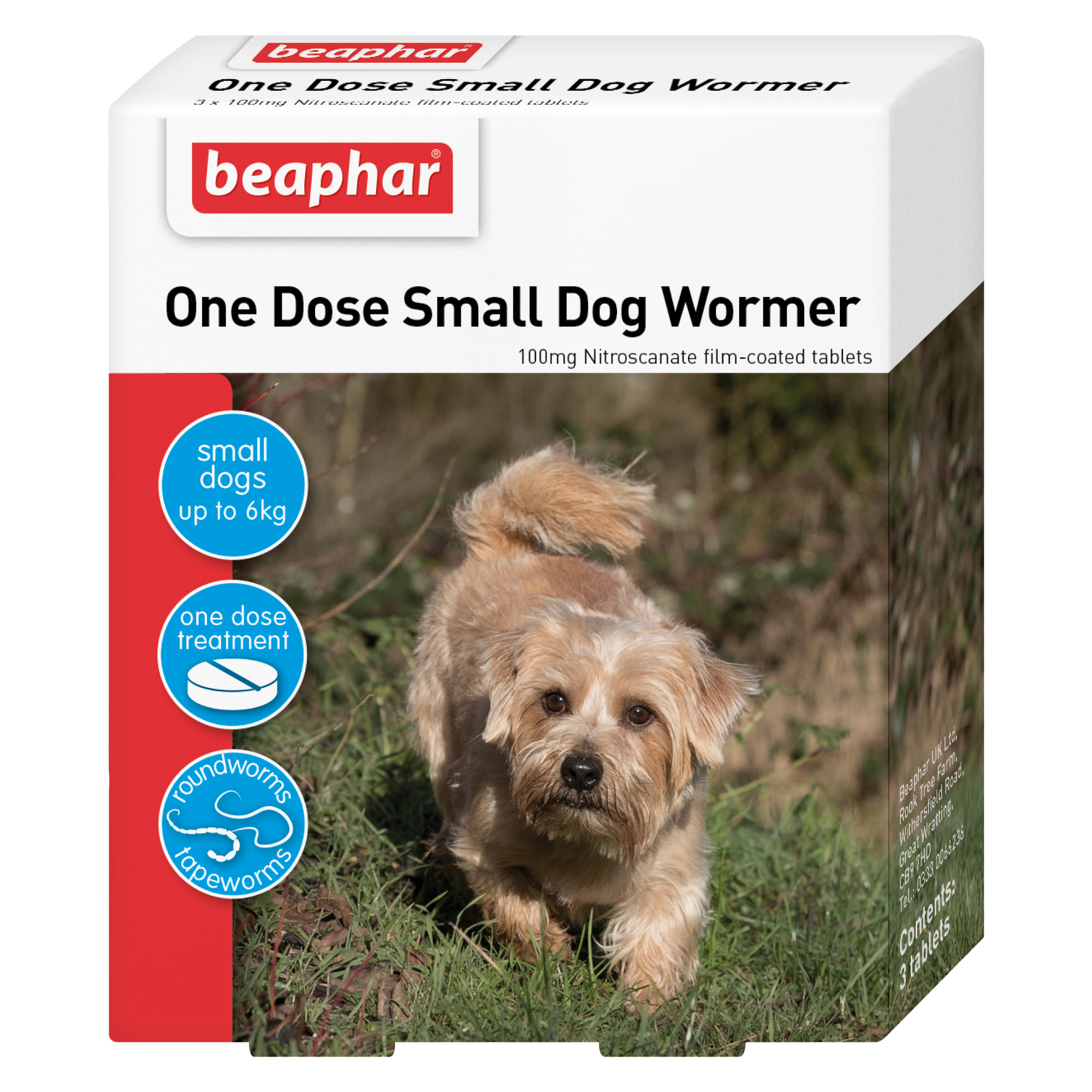 Beaphar One Dose Worming Tablets