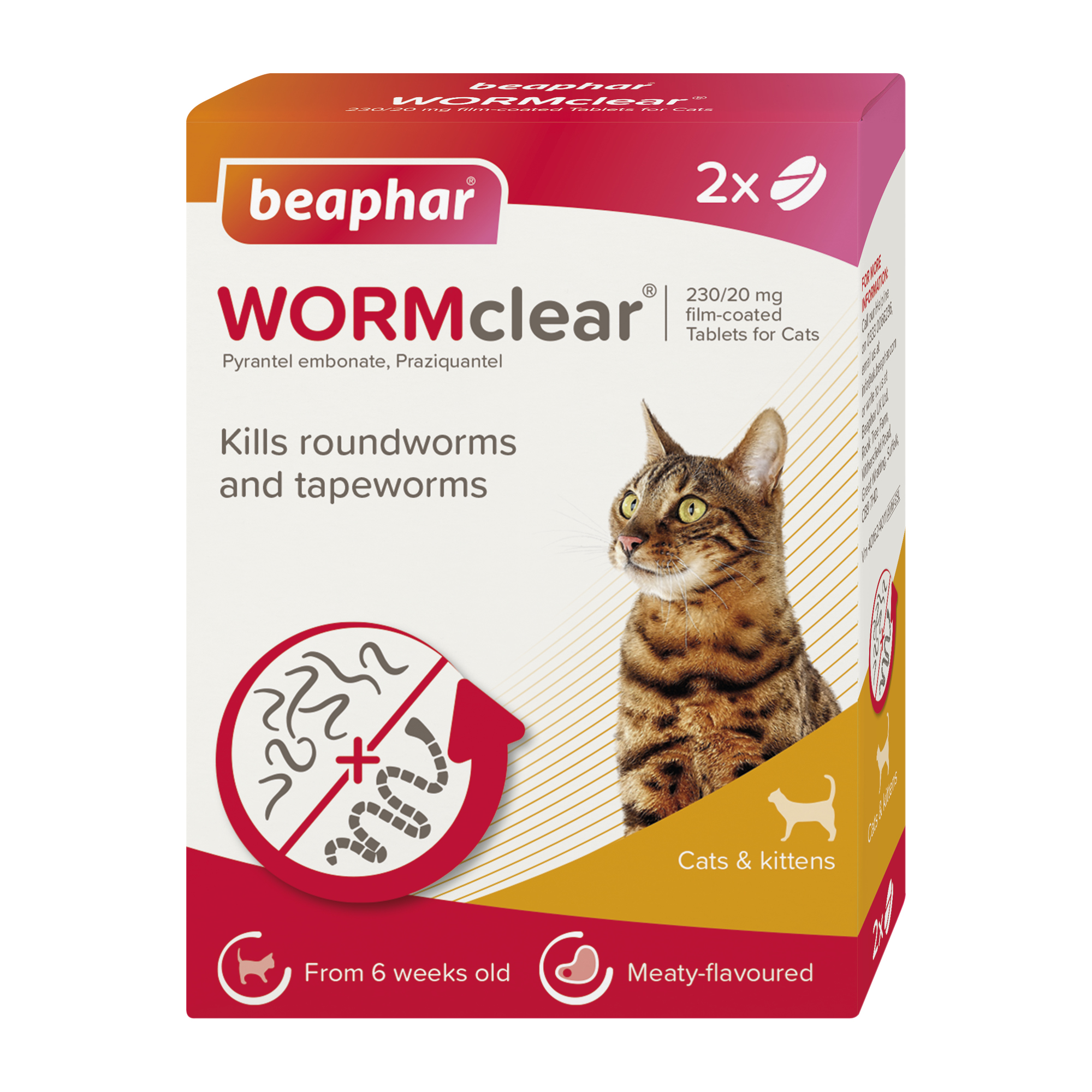Wormclear Tablets for Cats
