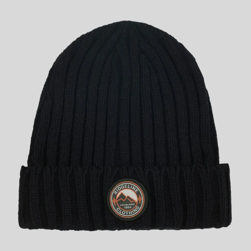 Ridgeline Original Knitted Beanie (Navy)
