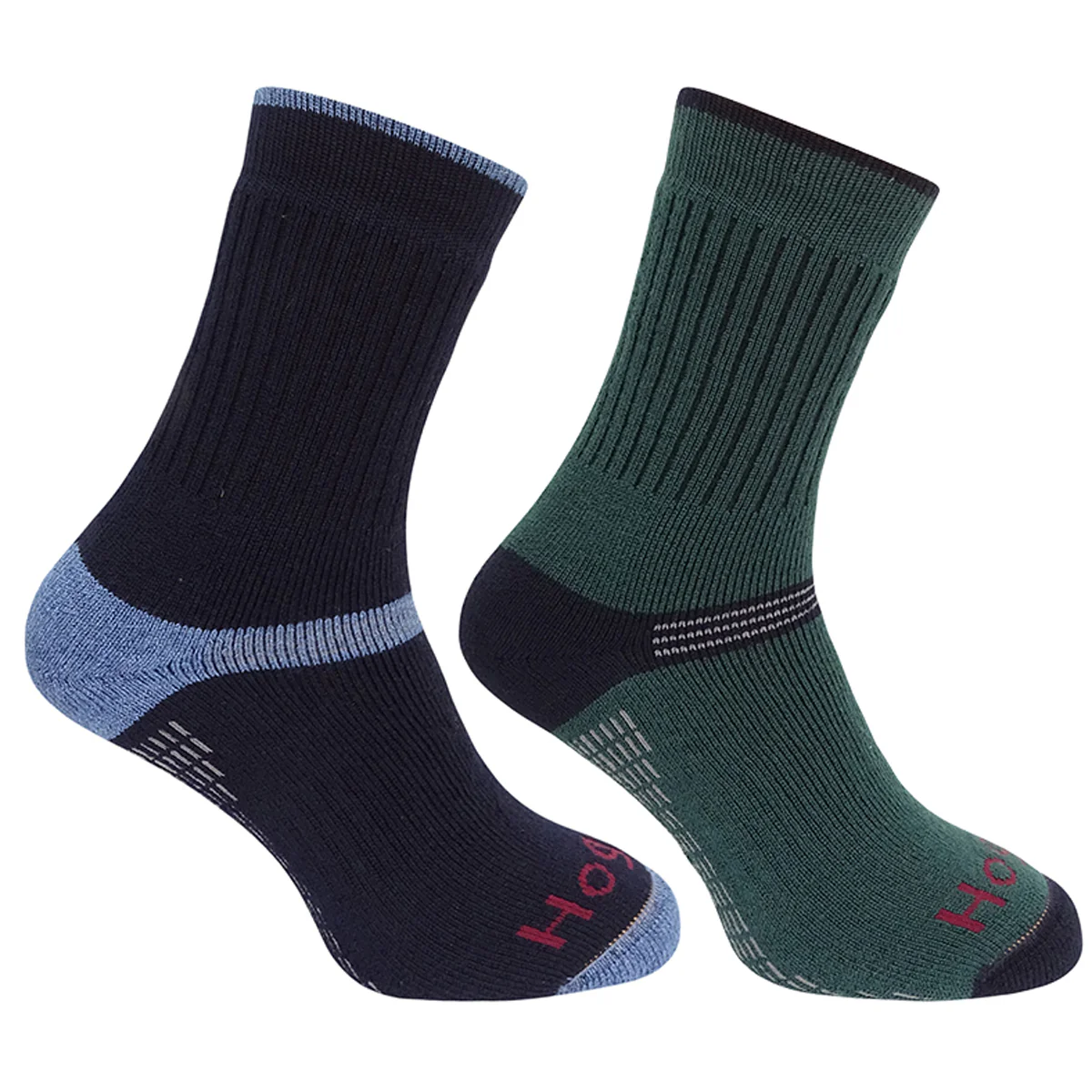 Active Sock Green/Navy PK 7-10