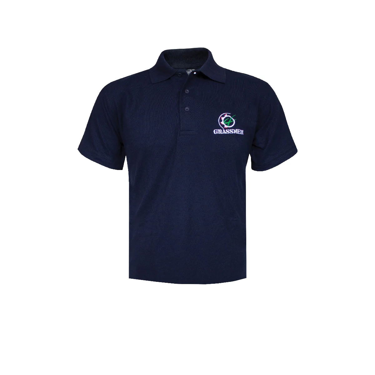 Grassmen Kids Navy N/F Polo
