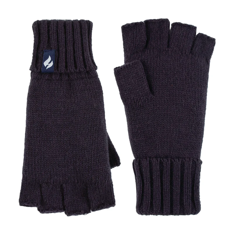 Ladies Thermal Fingerless Gloves (Navy)