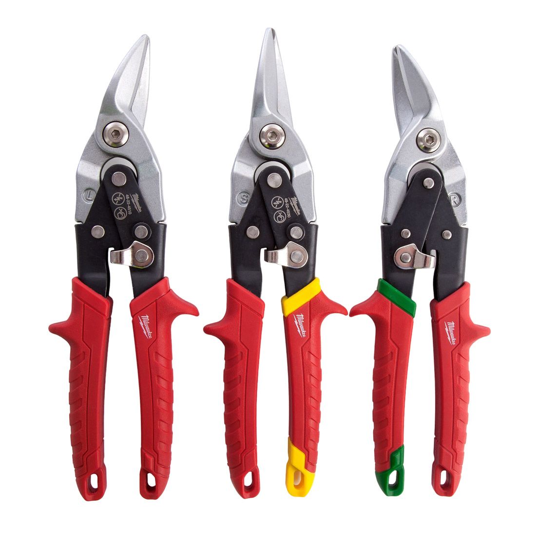 Milwaukee 3pcs Metal Snip Set