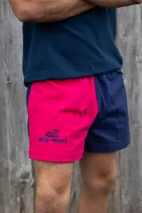 Wop Wop Hot Pink/Navy Shorts
