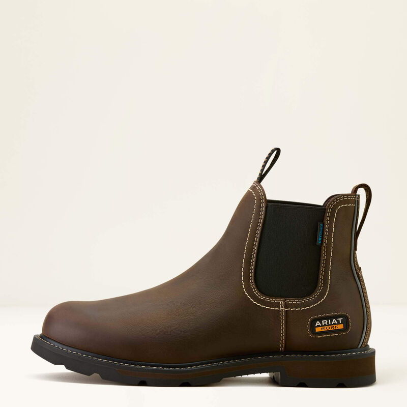 Mens Groundbreaker Chelsea Waterproof Work Boot